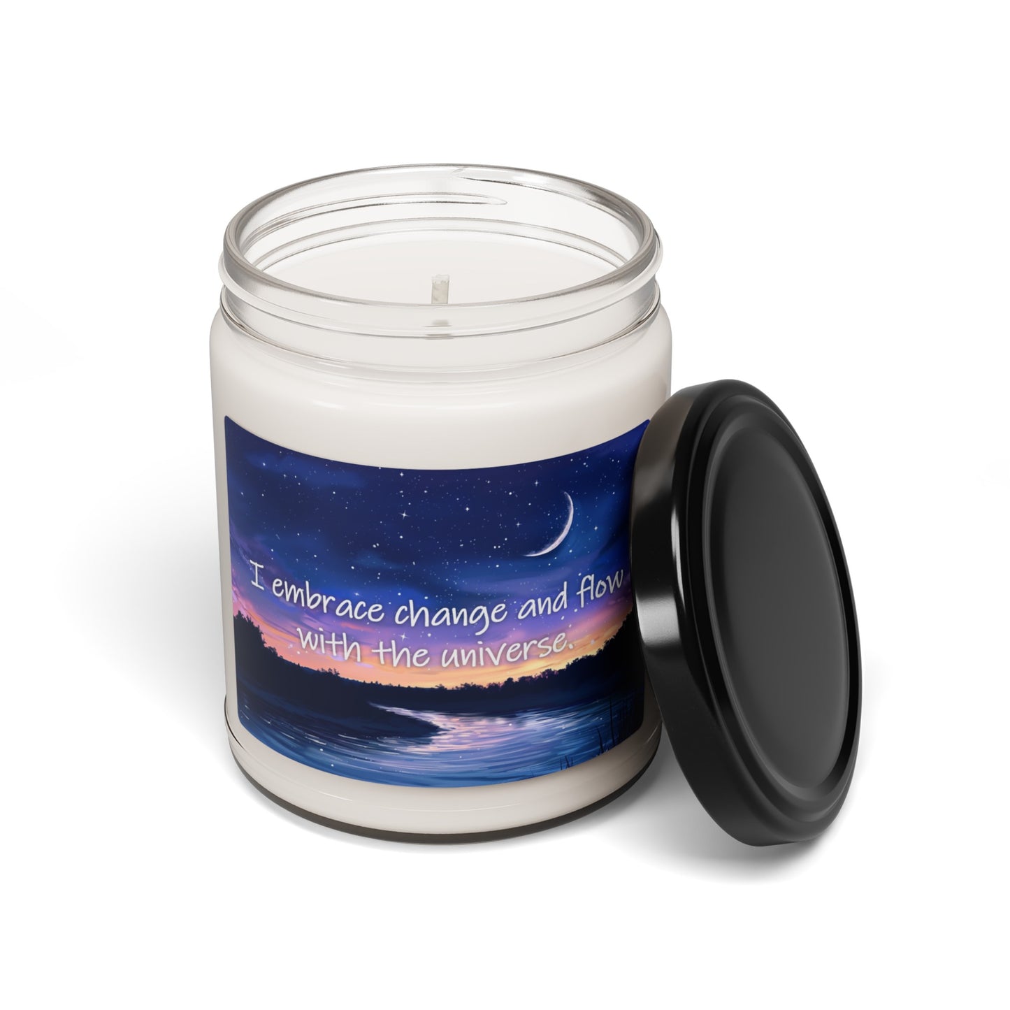 I embrace change and flow with the universe - Mercury Retrograde Soy Candle, 9oz