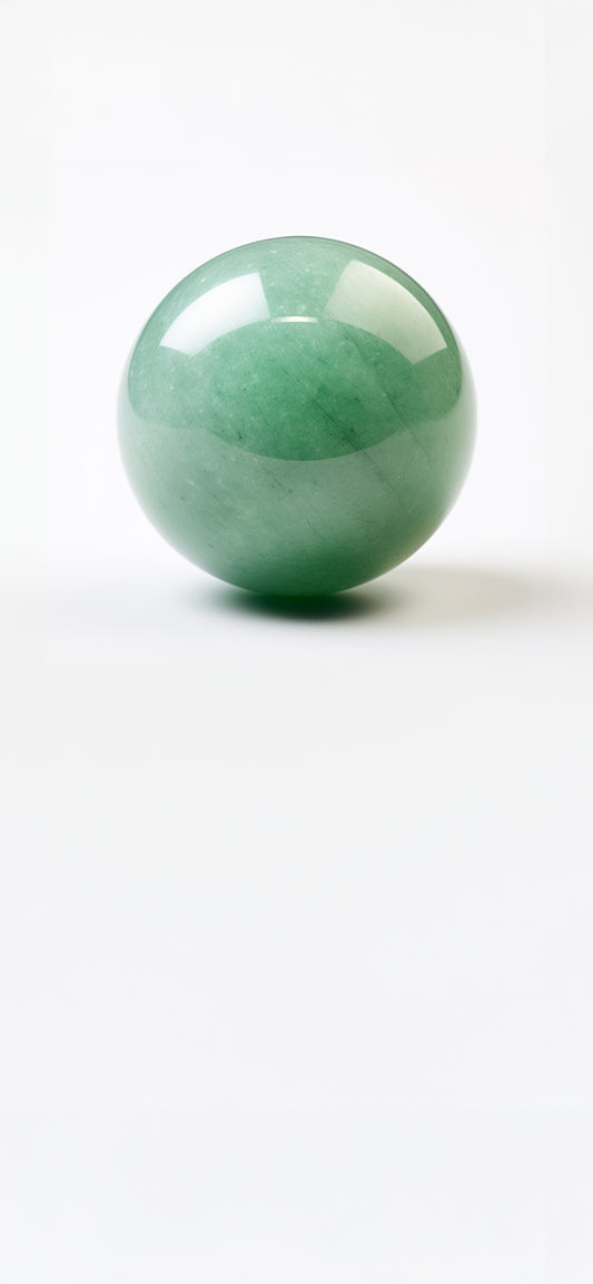 Green Aventurine Crystal Sphere Lock Screen Wallpaper
