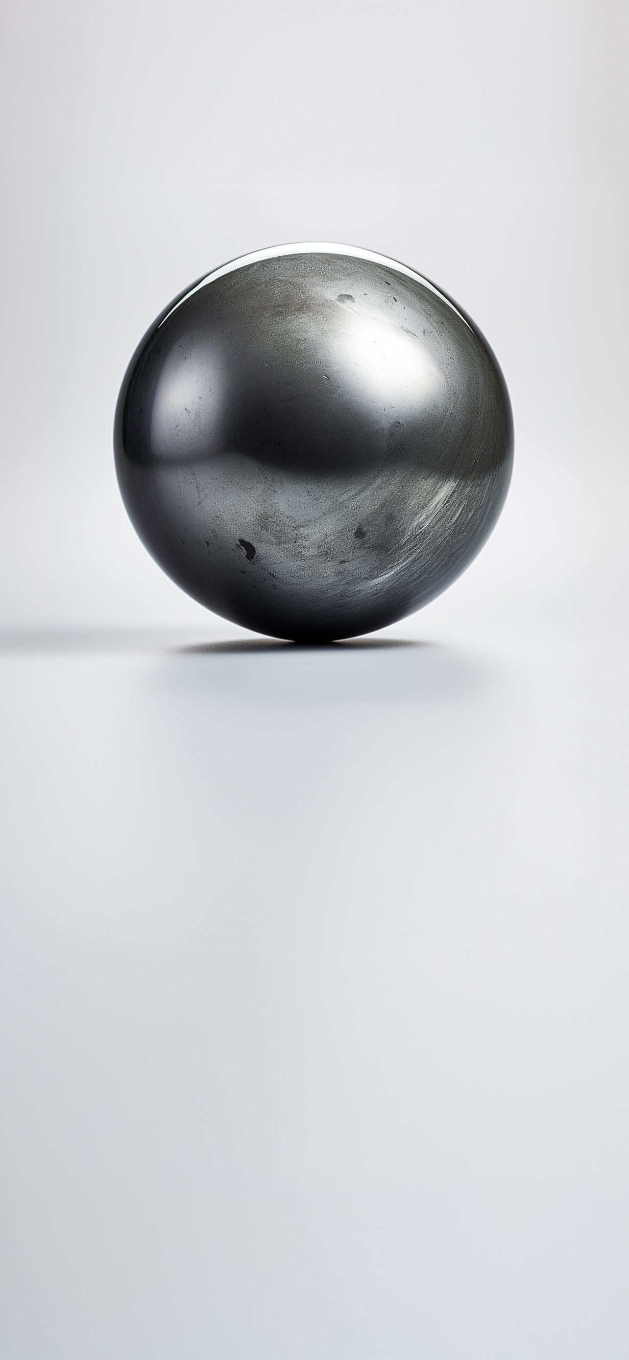 Hematite Crystal Sphere Lock Screen Wallpaper