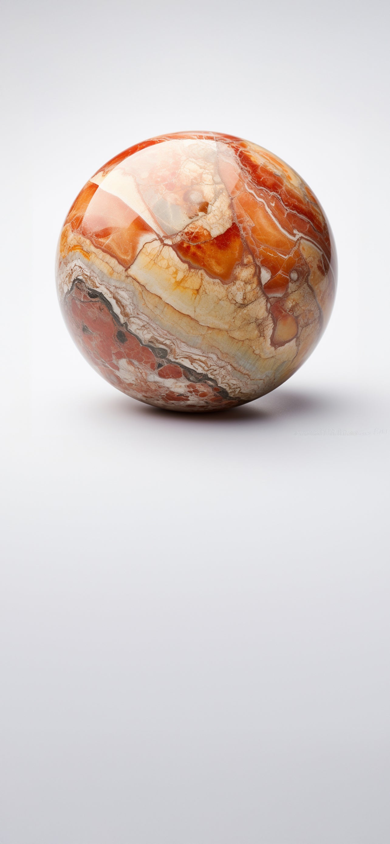 Jasper Crystal Sphere Lock Screen Wallpaper