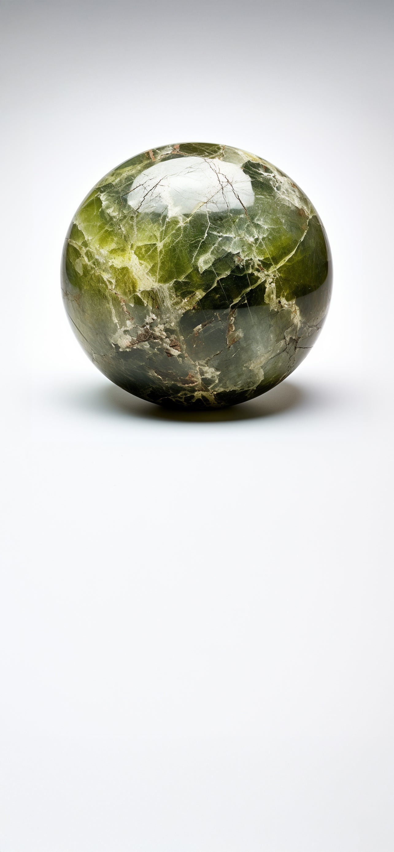 Serpentine Crystal Sphere Lock Screen Wallpaper