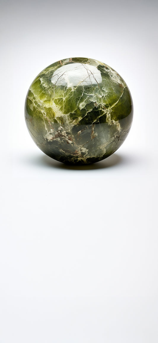 Serpentine Crystal Sphere Lock Screen Wallpaper