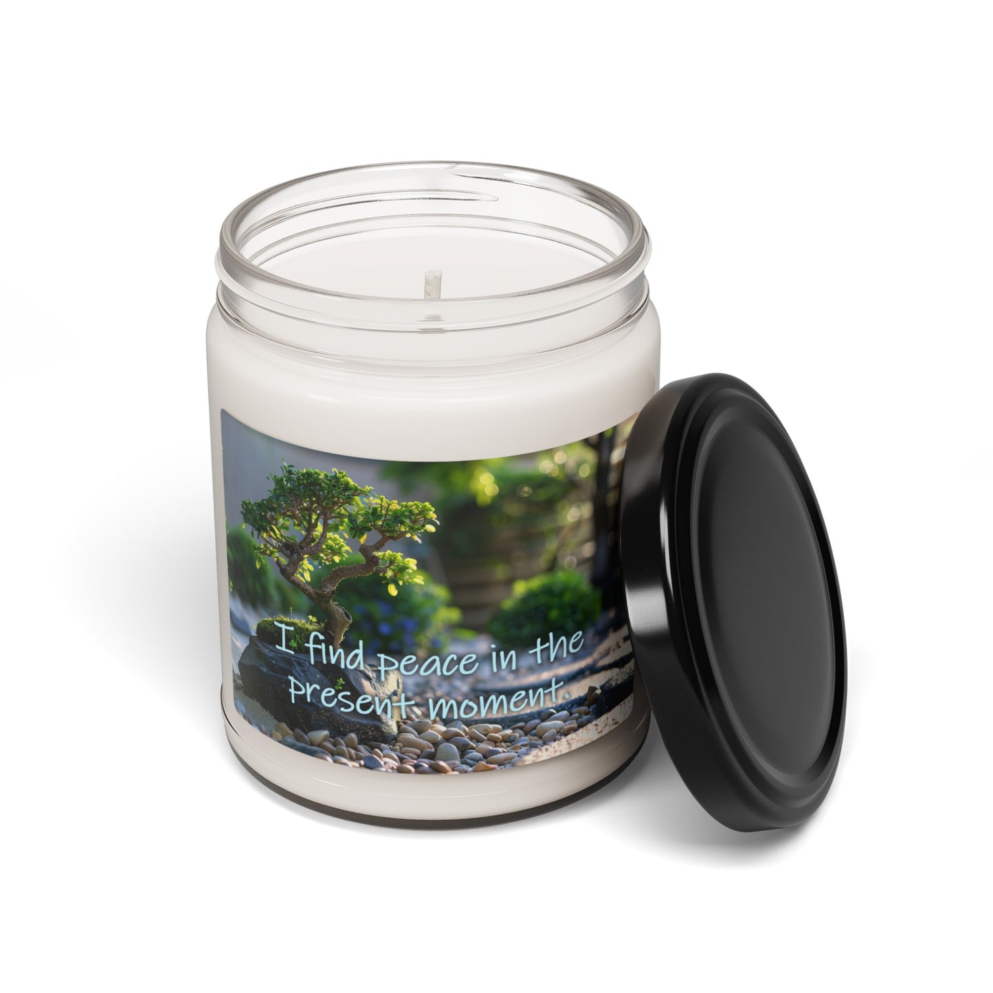 I find peace in the present moment - Mercury Retrograde  Soy Candle, 9oz