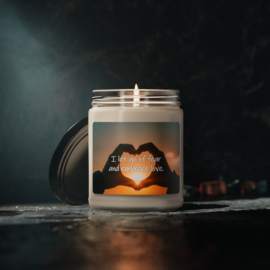 I let go of fear and embrace love - Mercury Retrograde  Soy Candle, 9oz