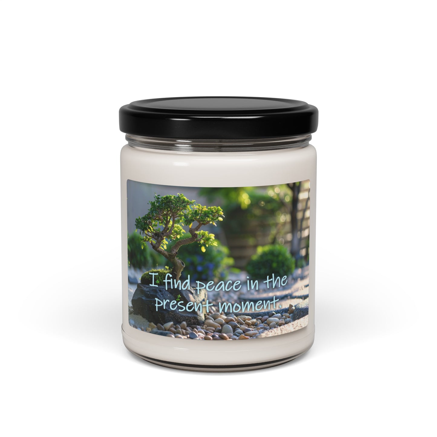 I find peace in the present moment - Mercury Retrograde  Soy Candle, 9oz