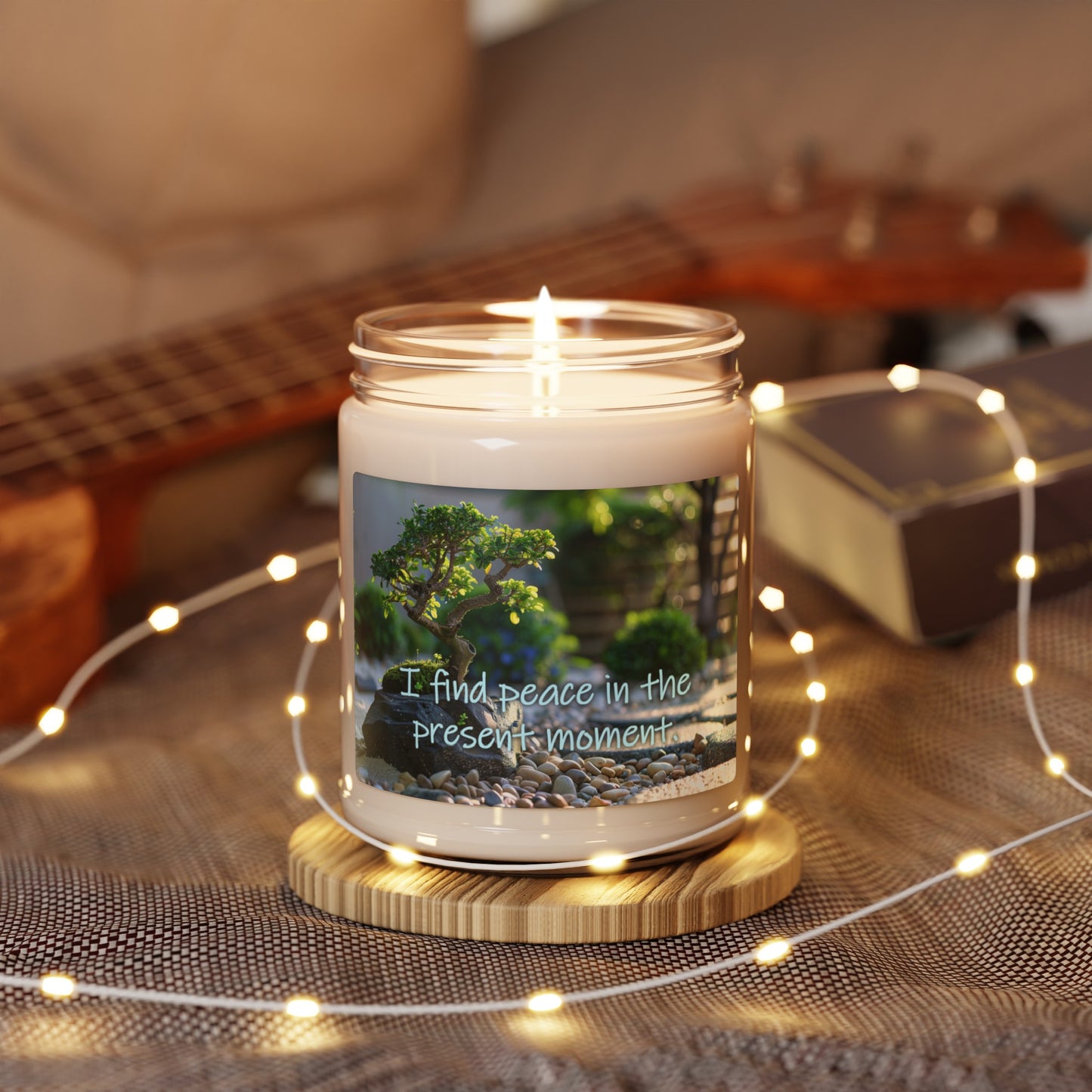 I find peace in the present moment - Mercury Retrograde  Soy Candle, 9oz