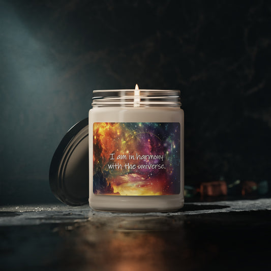 I am in harmony with the universe - Mercury Retrograde  Soy Candle, 9oz