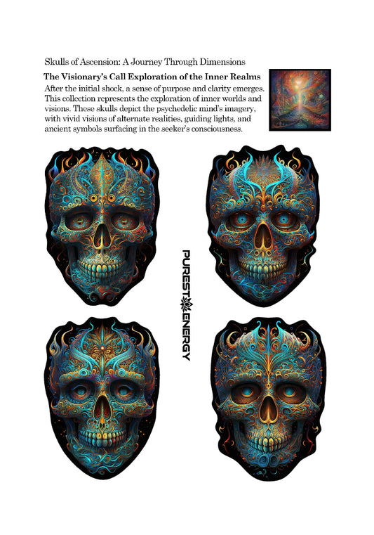 The Visionary’s Call Exploration of the Inner Realms Sticker Collection
