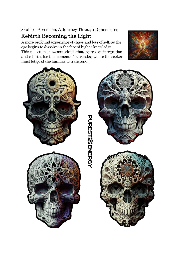 Rebirth Becoming the Light Sticker Collection