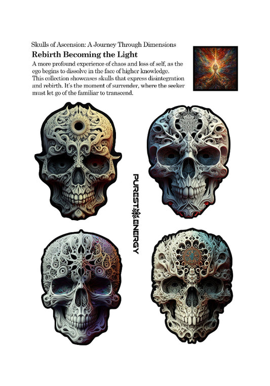 Rebirth Becoming the Light Sticker Collection