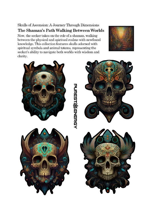 The Shaman’s Path Walking Between Worlds Sticker Collection