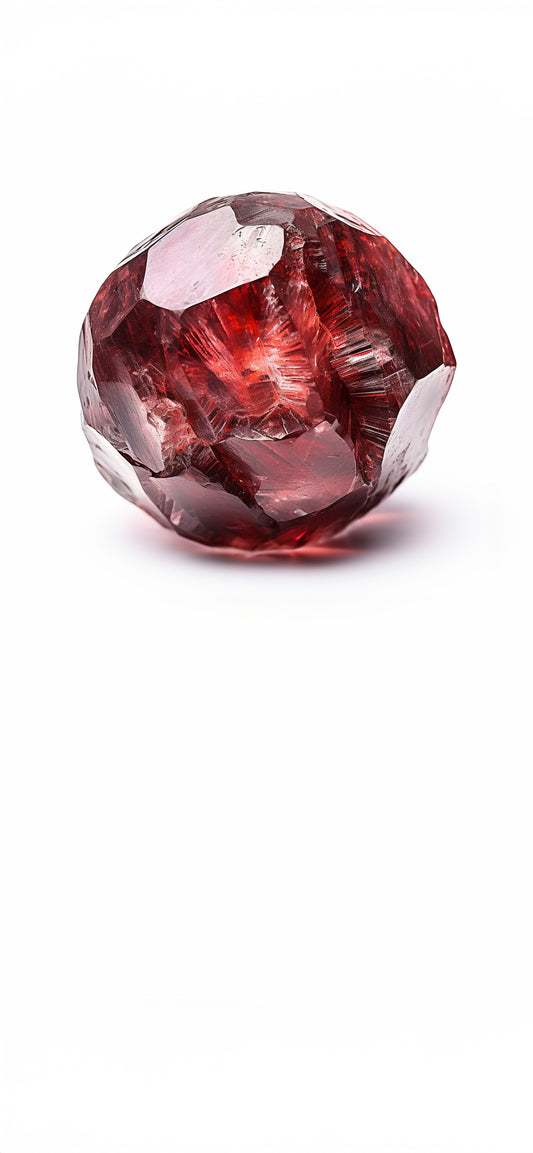 Garnet Crystal Sphere Lock Screen Wallpaper