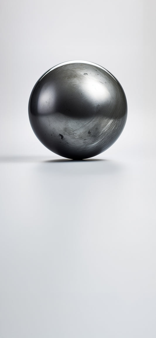 Hematite Crystal Sphere Lock Screen Wallpaper