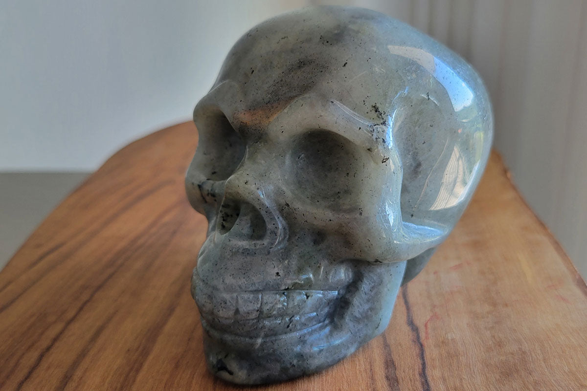 Healing properties of labradorite crystal skull at Purest Energy