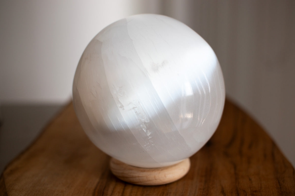 Selenite Crystal Sphere